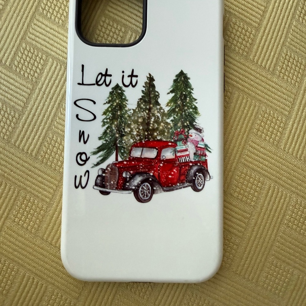 Christmas Tree Red Truck Phone Case